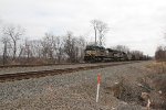 NS 1193 leads train 597 with coal empties